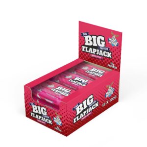 Muscle Moose Big Protein Flapjack 12x100g Mixed Berry