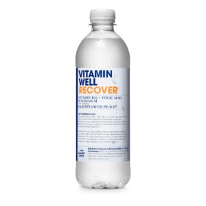 Vitamin Well Recover 12x500ml Peach & Elderflower
