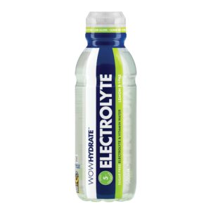 Wow Hydrate Electrolyte Water 12x500ml Lemon & Lime